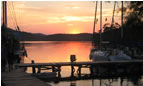 Sunset at English Harbour - click to enlarge image