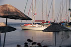 Evening sun on the yachts - click to enlarge image